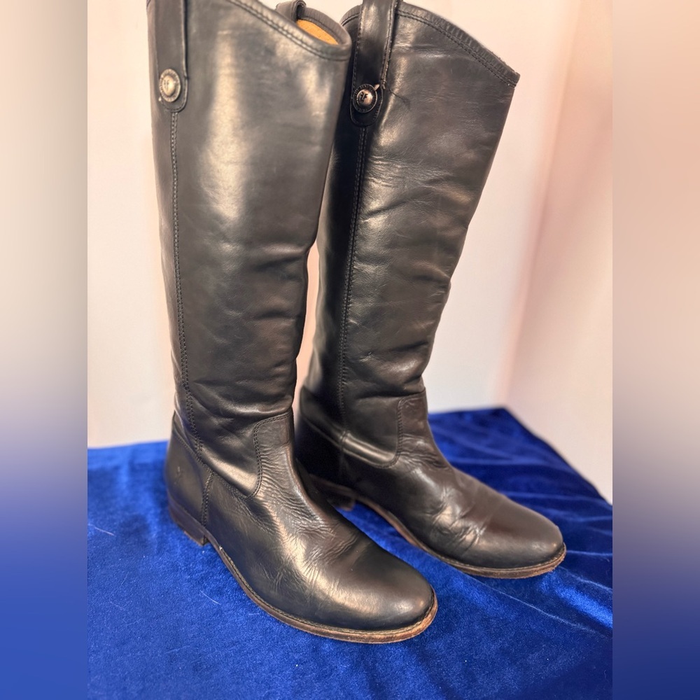 Frye Melissa Button Knee Boots 8 - Picture 2 of 10